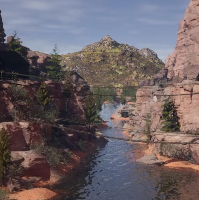 UE5 Daylit Mining Town